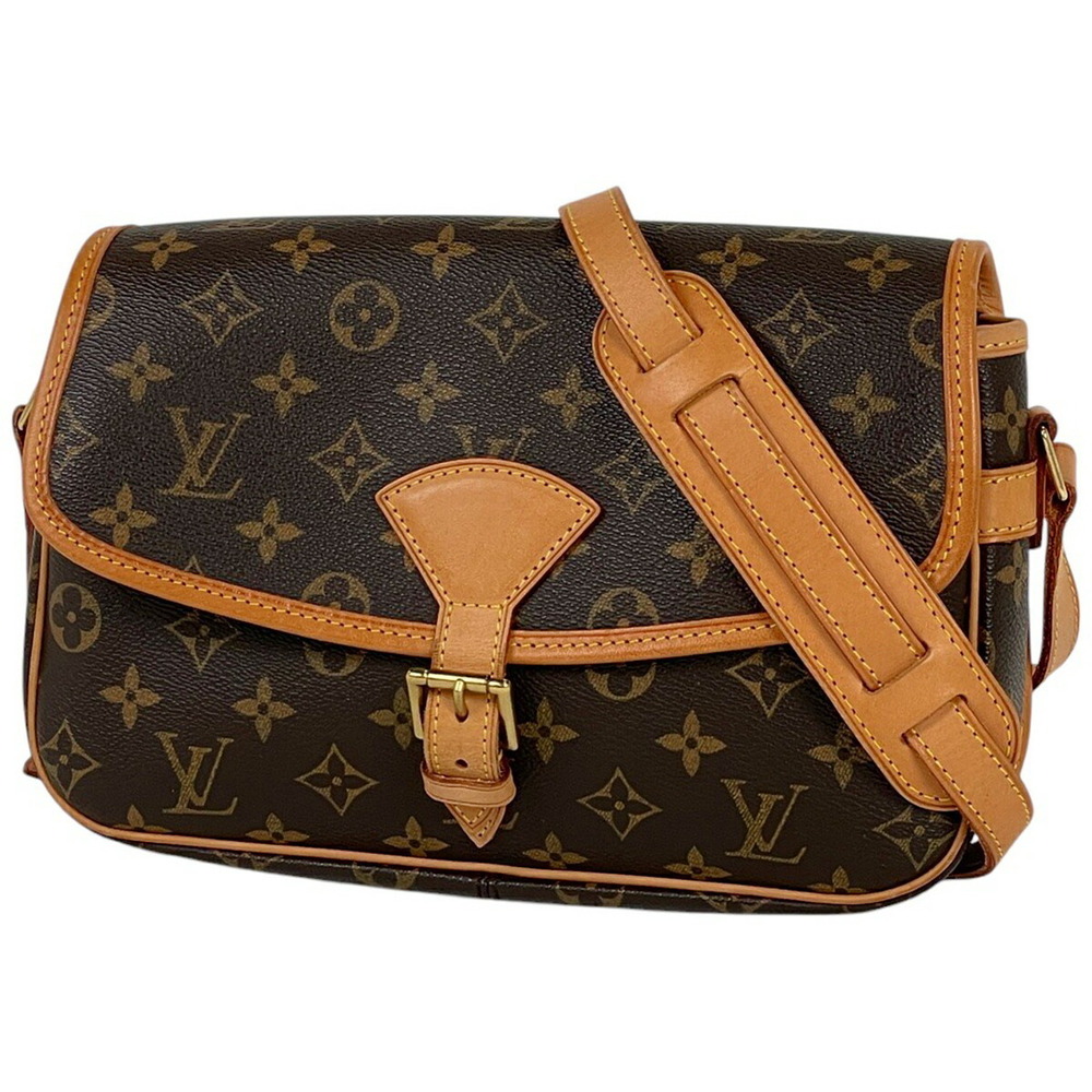 Louis Vuitton Sologne Crossbody Shoulder Bag Monogram Brown